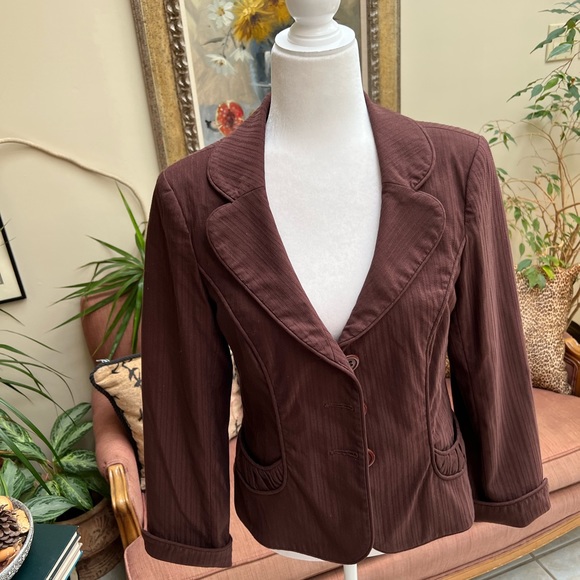 Nanette Lepore Brown Pant Suit Size 10 - Picture 2 of 7